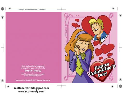 Printable Scooby Doo Valentine Cards Printable Card Free