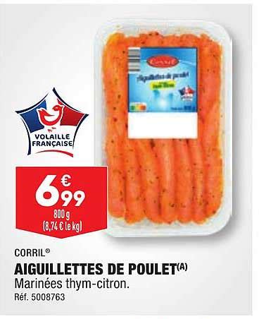 Promo Aiguillettes De Poulet Corril Chez Aldi Icatalogue Fr