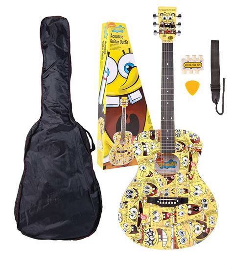 Spongebob Acoustic Guitar Dreadnought Full Size Outfit Ebay