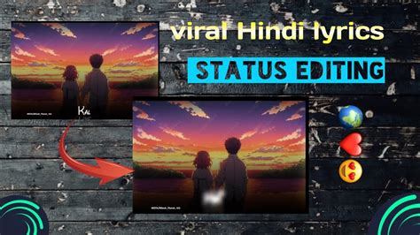 Viral Hindi Lyrics Status Elite Motion Editing Marathi No Password Nt Creation Youtube