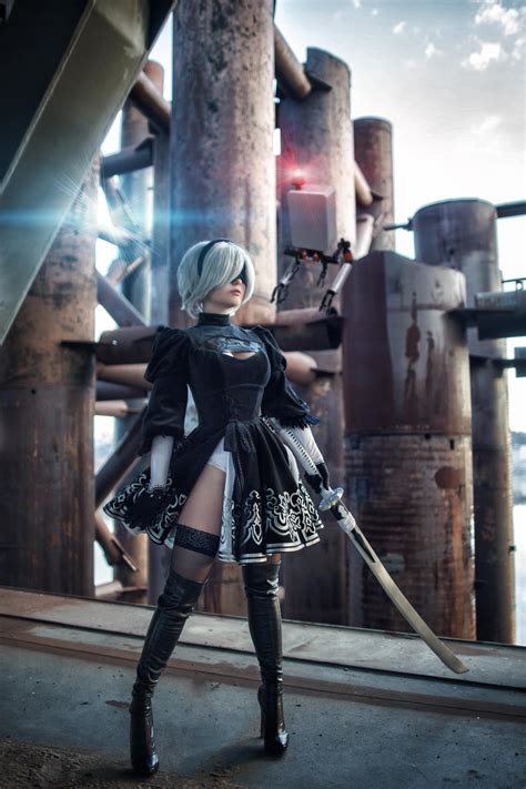 [self] 2b From Nier Automata Cosplay By Fenix Fatalist R Cosplay