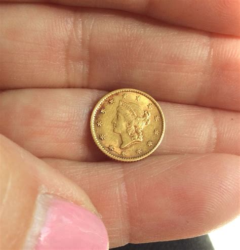 1853 Gold Coincivil War Gold Coinhistoric Us Coinantique Gold Coin