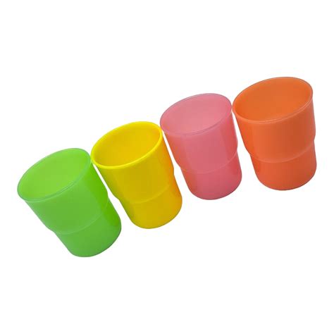 Tupperware Tabletop Stacking Tumblers Oz Set Of Nos Ebay