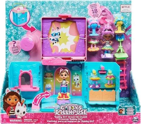 Gabbys Dollhouse Closet Portátil Arcoiris Dress Up Gaby MercadoLivre