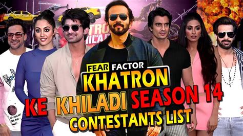 Khatron Ke Khiladi 14 Confirm Contestants List Khatron Ke Khiladi