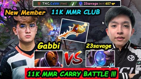 11K MMR Club Carry Battle TNC Gabbi Anti Mage Vs VG 23savage Arc