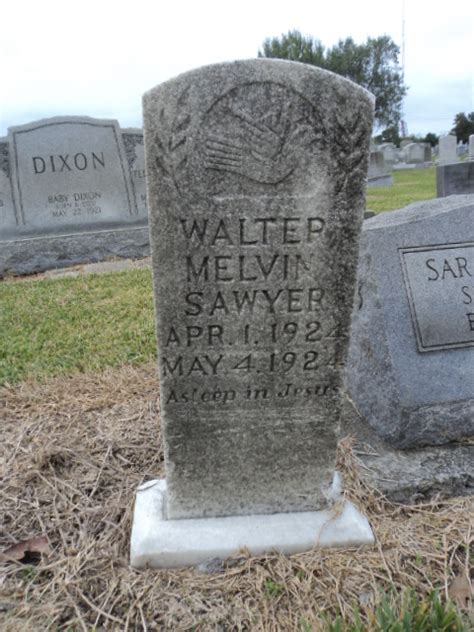 Walter Melvin Sawyer 1924 1924 Find A Grave Memorial