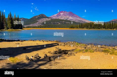 Mountains and Lakes Stock Photo - Alamy