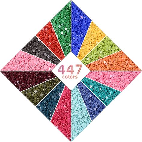 Amazon.com: YBUTVY 5D Diamond Painting Beads - 89400 PCS 447 Color ...