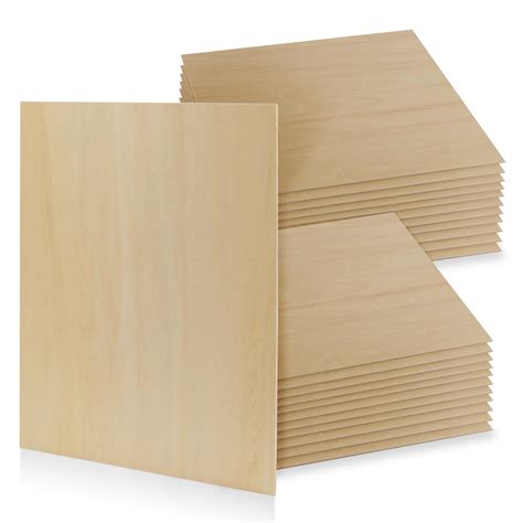 Buy 36 Pieces Basswood Plywood Sheets For DIY 12 X 12 X 1 16 Inch