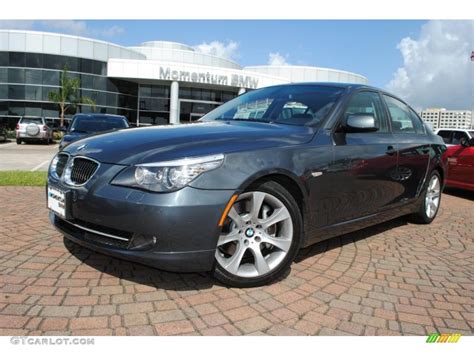 2008 Platinum Grey Metallic BMW 5 Series 535i Sedan 36963485 Photo 2