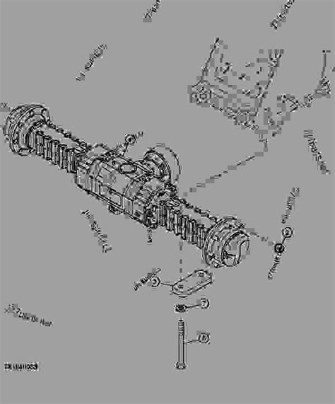 Front Axle And Mounting Loader Four Wheel Drive John Deere 244j Loader Four Wheel Drive