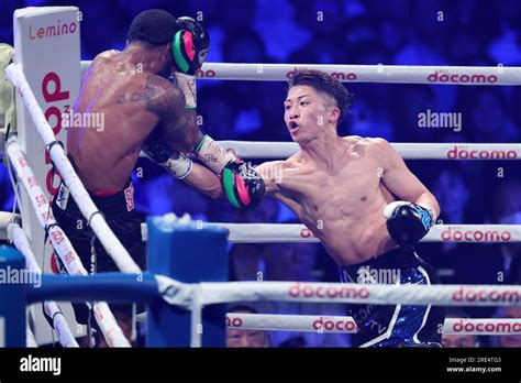 Naoya Inoue Of Japan Throws A Punch Against Stephen Fulton Jr Of