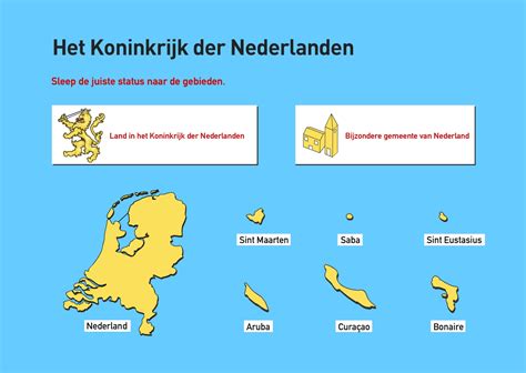 Interactieve Kaart Van Nederland Het Koninkrijk Der Nederlanden