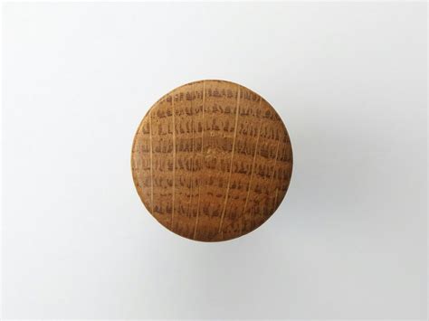 Modern White Oak Wood Cabinet Knob - Etsy