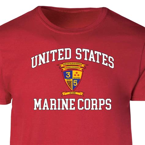 3rd Battalion 5th Marines Usmc Patch Graphic T Shirt — Sgt Grit