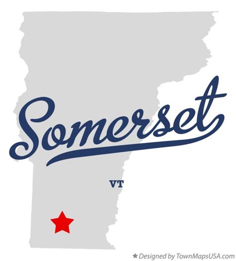 Map of Somerset, VT, Vermont