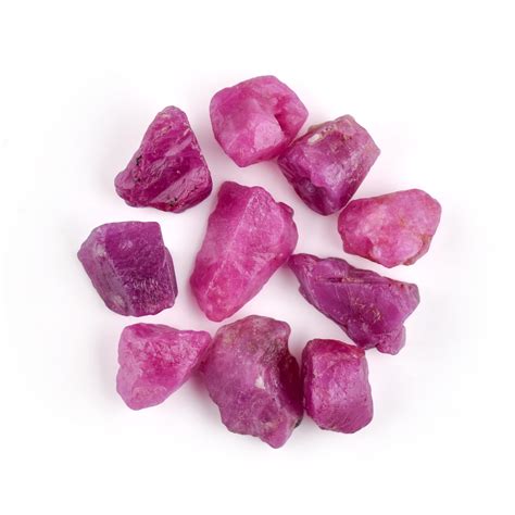 Natural Aa Raw Burmese Ruby Rough Rock Gemstone Chakra Healing Energy