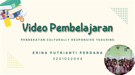 Video Pembelajaran Culturally Responsive Teaching Youtube