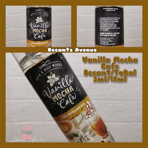 Vanilla Mocha Cafe Bath And Body Works Ml Ml Ml Ml Shopee