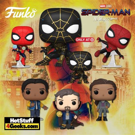 8 New Pops Spider Man No Way Home Funko Pops Wave 1