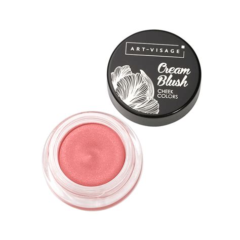 Румяна для лица `ART-VISAGE` CREAM BLUSH кремовые тон 02 пыльная роза ...