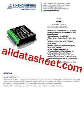 R710 Datasheet(PDF) - Lin Eng. Inc.