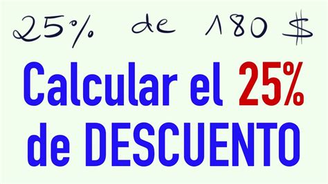 Calcular El Por Ciento De Descuento De Un Precio De D Lares