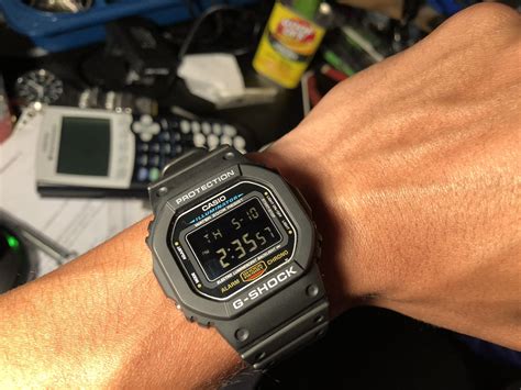 Casio DW 5600 Negative Display Conversion Casio G Shock Watches