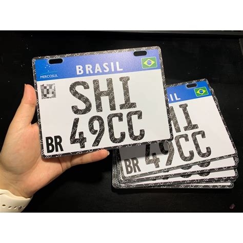 Placa Decorativa SHI 49CC 17x13x2mm Novo Modelo Shopee Brasil