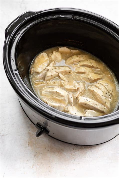 Crockpot Chicken And Gravy • Salt And Lavender