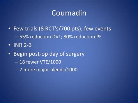 Ppt Dvt Prophylaxis In Orthopedic Patients Powerpoint Presentation Free Download Id 2670986