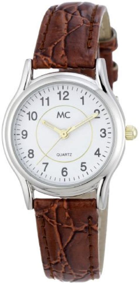 MC Timetrend Damen Armbanduhr Analog Quarz Leder 16782 B001W0Y526