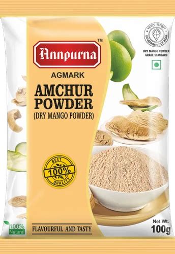 Amchur Dry Mango Powder Packaging Type Pouch Packaging Size 100 G