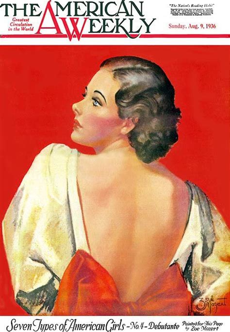 The American Weekly August 9 1936 Mozert Magazine Cover Vintage