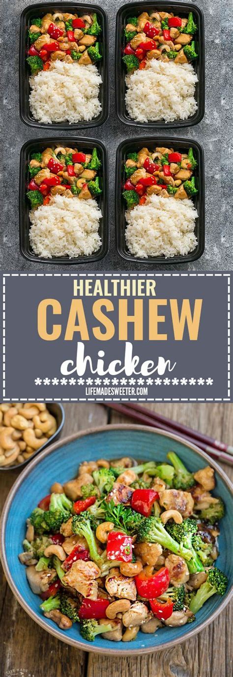 Healthy Cashew Chicken An Easy 20 Minute Guilt Free Gluten Free Skinny Version Plus Paleo