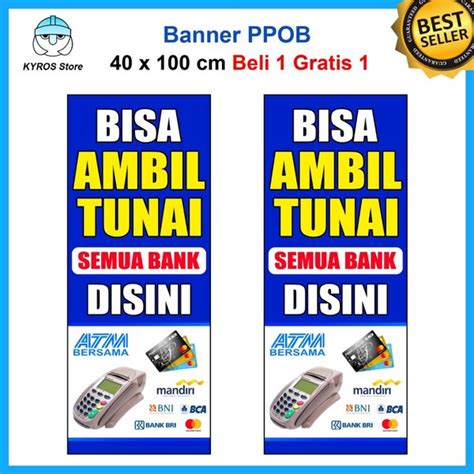 Jual Spanduk Banner Brilink Beli 1 Gratis 1 Murah Di Lapak Kyros Store