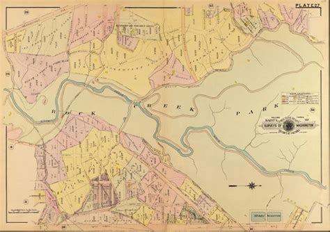 A Glimpse Into The Early 20th Century A 1907 Map Of Rock Creek Park