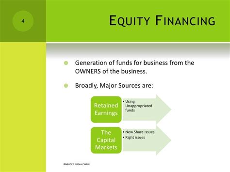 Equity Financing