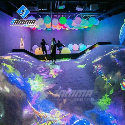 3D Hologram Interactive Floor Projection Game Simulator Indoor Game ...