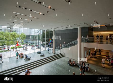 Entrance And Courtyard Of The Museum Of Modern Art Moma West 53rd