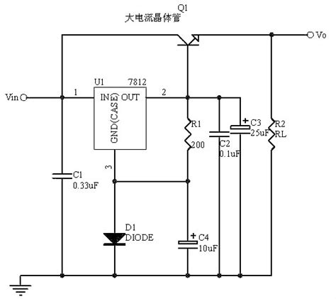 7812稳压电源电路图 7812稳压电源详情 7812中文资料