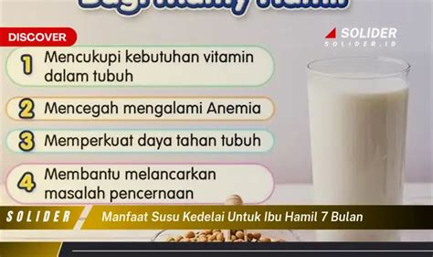 Temukan Manfaat Susu Kedelai Yang Jarang Diketahui Untuk Ibu Hamil