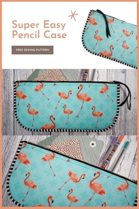 Super Easy Pencil Case Free Sewing Pattern Sew Modern Bags