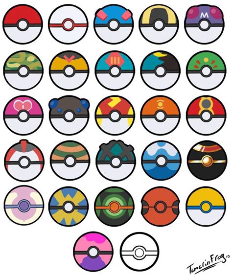 Image result for different printable pokeball | Pokemon printables ...