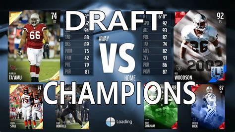 MADDEN 16 DRAFT CHAMPIONS GAMEPLAY 92 OVERALL ROD WOODSON YouTube