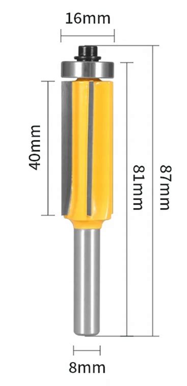 FREZ DO DREWNA PROSTY 40mm Z ŁOŻYSKIEM TRZPIEŃ 8mm 4F Cena Opinie