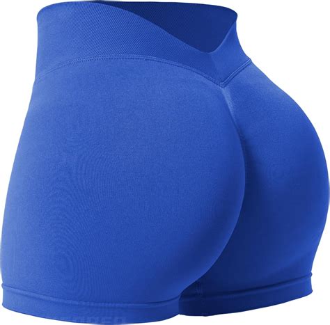 Yeoreo Workout Scrunch Shorts Women V Back Gym Shorts Butt Lifting Liz High Waisted Seamless