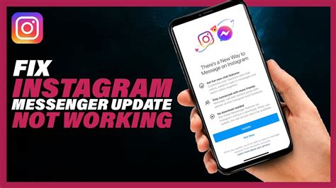 How To Fix Instagram Messenger Update Not Working Full Guide Youtube