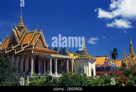 Cambodia Pavilion Of Napoleon III Left And The Throne Hall Right